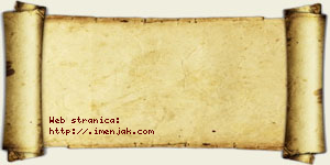 Šale Ruhteski vizit kartica